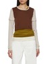 首图 - 点击放大 - CUDDLEUP - Double Layer Long Sleeve Top