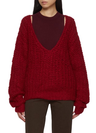首图 - 点击放大 - CUDDLEUP - Hand Knit Sweater Set