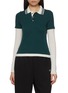首图 - 点击放大 - CUDDLEUP - Long Sleeve Polo Shirt