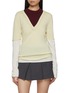 首图 - 点击放大 - CUDDLEUP - V-Neck Layered T-Shirt