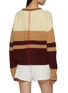背面 - 点击放大 - CUDDLEUP - V-Neck Colourblock Knit Sweater