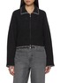 首图 - 点击放大 - CUDDLEUP - Contrast Stitching Cropped Jacket