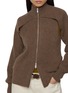  - CUDDLEUP - Cape Sleeve Zip Up Jacket
