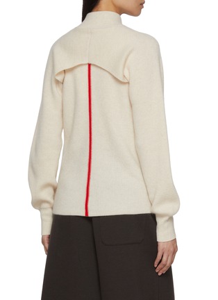 背面 - 点击放大 - CUDDLEUP - Cape Sleeve Zip Up Jacket