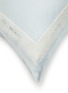 细节 –点击放大 - SILKY MIRACLE - Cotton Silk Euro Sham — Ice Blue/White