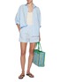 模特儿示范图 - 点击放大 - LMND - Chiara Oversized Long Sleeve Cotton Shirt