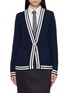 首图 - 点击放大 - THOM BROWNE - V-Neck Silk Cashmere Knit Cardigan