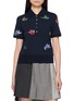 首图 - 点击放大 - THOM BROWNE - Satin Stitch Bird Embroidery Cotton Polo Shirt