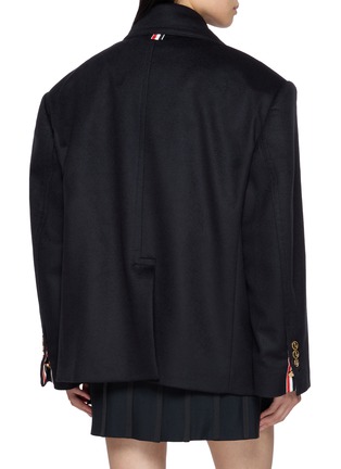背面 - 点击放大 - THOM BROWNE - Oversized Double Breasted Peacoat