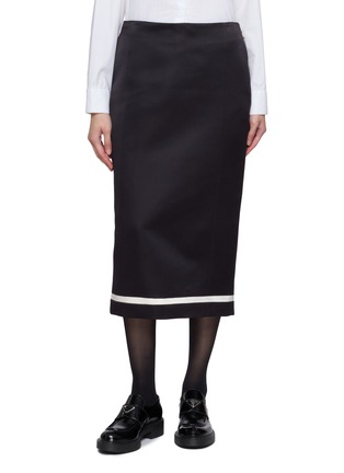 首图 - 点击放大 - THOM BROWNE - Calf Length Pencil Skirt