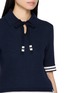 - THOM BROWNE - Tuck Stitch Silk Cashmere Wool Polo Shirt