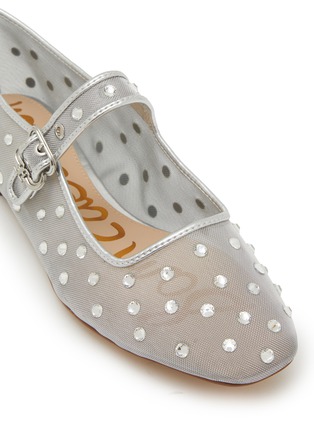 细节 - 点击放大 - SAM EDELMAN - MICHAELA SHINE 网眼玛丽珍平底鞋