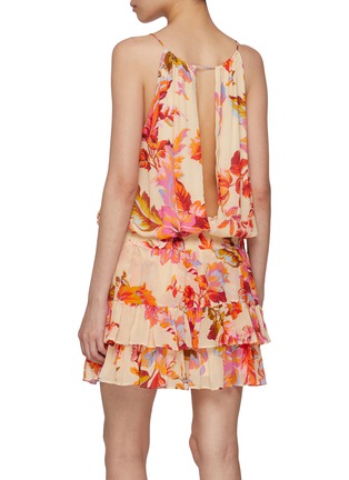 背面 - 点击放大 - LITTLE JOE WOMAN BY GAIL ELLIOTT - A Million Days Floral Ruffle Mini Dress