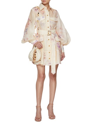 模特儿示范图 - 点击放大 - ZIMMERMANN - Hypnotic Utility Mini Dress