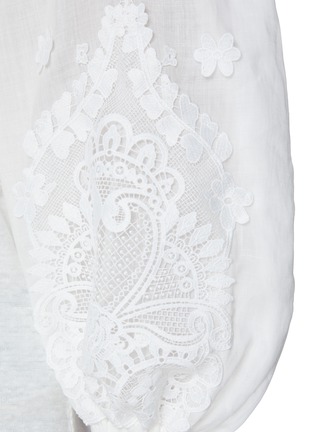  - ZIMMERMANN - 刺绣泡泡袖上衣