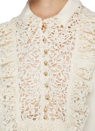  - ZIMMERMANN - 蕾丝拼接连衣裙