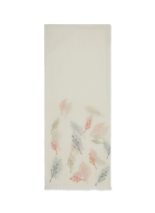 首图 - 点击放大 - LANE’S - Embroidered Fine Wool Shawl