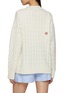 背面 - 点击放大 - CHINTI & PARKER - X Peanuts Snoopy Heart Wool Cashmere Cable Knit Cardigan