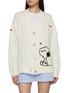 首图 - 点击放大 - CHINTI & PARKER - X Peanuts Snoopy Heart Wool Cashmere Cable Knit Cardigan