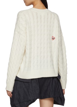 背面 - 点击放大 - CHINTI & PARKER - X Peanuts Snoopy Wool Cashmere Cable Knit Sweater