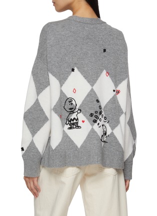 背面 - 点击放大 - CHINTI & PARKER - X Peanuts Poker Wool Cashmere Knit Sweater