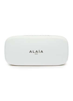 细节 - 点击放大 - ALAÏA - 窄方框板材太阳眼镜