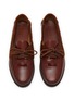 细节 - 点击放大 - HEREU - Saler Hair On Trim Calf Leather Boat Shoes
