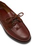 细节 - 点击放大 - HEREU - Saler Hair On Trim Calf Leather Boat Shoes