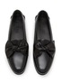 细节 - 点击放大 - HEREU - Corbati Bow Leather Loafers