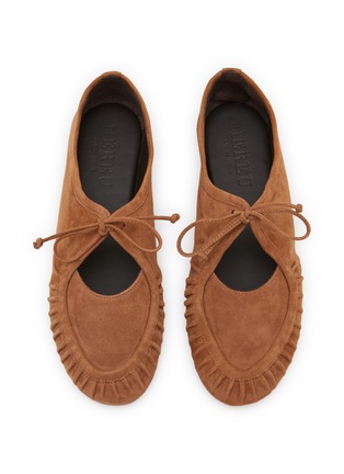 细节 - 点击放大 - HEREU - Coveta Pleated Suede Loafers