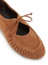 细节 - 点击放大 - HEREU - Coveta Pleated Suede Loafers