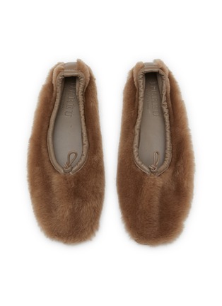 细节 - 点击放大 - HEREU - Puntera Shearling Ballerinas