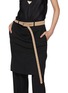 模特儿示范图 - 点击放大 - BETTTER - Wrapping Suede Leather Belt