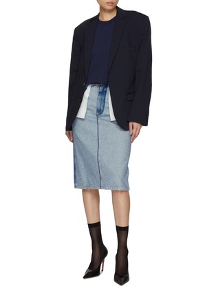 模特儿示范图 - 点击放大 - BETTTER - Oversized Cotton Jersey T-Shirt