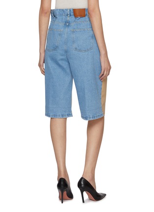 背面 - 点击放大 - BETTTER - Denibermuda Two Tone Cotton Bermuda Shorts