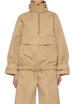 首图 - 点击放大 - BETTTER - Half Zip Cotton Anorak