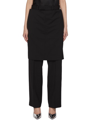 首图 - 点击放大 - BETTTER - Hybrid Skirt Overlay Wool Blend Trousers
