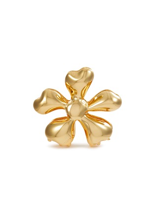 首图 - 点击放大 - LELET NY - 14K Gold Glossy Daisy Metal Claw Clip