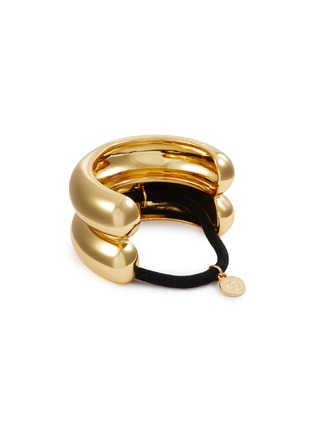 细节 - 点击放大 - LELET NY - 14K Gold Glossy Double Arch Pony Cuff