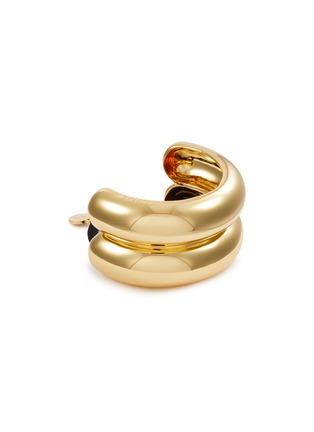 首图 - 点击放大 - LELET NY - 14K Gold Glossy Double Arch Pony Cuff