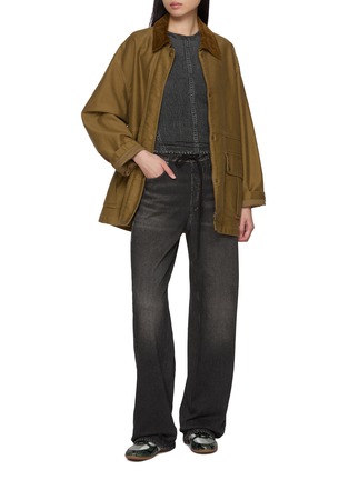 模特儿示范图 - 点击放大 - RAG & BONE - MIRAMAR 仿牛仔阔腿长裤