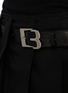  - BONBOM - 系带褶裥中长半身裙