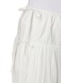  - FAFAMOON - Draped Tiered Cotton Midi Skirt