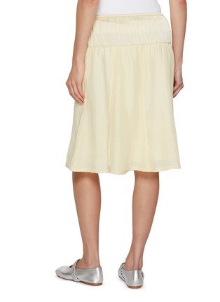 背面 - 点击放大 - FAFAMOON - Sheer Nylon Drawstring Midi Skirt