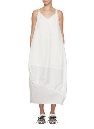 首图 - 点击放大 - FAFAMOON - Knot Patchwork Cotton Dress