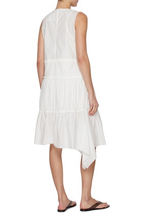 背面 - 点击放大 - FAFAMOON - Tiered Draped Cotton Dress