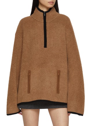 首图 - 点击放大 - CRUSH COLLECTION - 混羊毛拉链领上衣