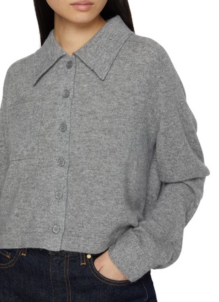  - CRUSH COLLECTION - 羊绒纽扣衬衫