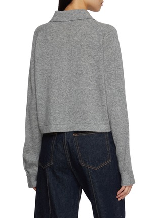 背面 - 点击放大 - CRUSH COLLECTION - 羊绒纽扣衬衫