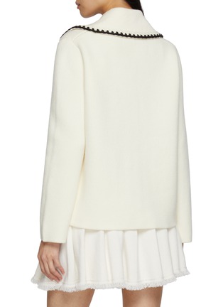 背面 - 点击放大 - CRUSH COLLECTION - 混羊毛翻领夹克